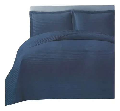 Edredón Ligero + Fundas Para Almohada Individual & King Size Azul Individual