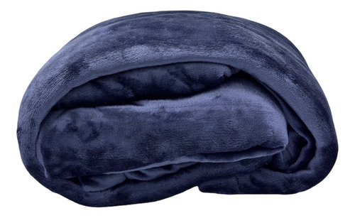 Juego De Sábanas Tela Flannel Invernal Hoteleras King Size Diseño De La Tela Azul Marino