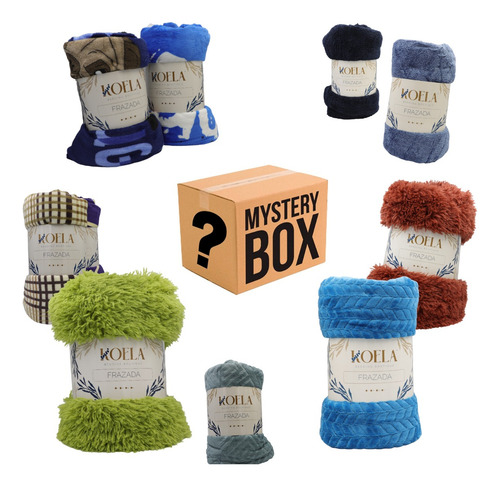 Caja Misteriosa Cobijas Y Cobertores Ligeros Mystery Box