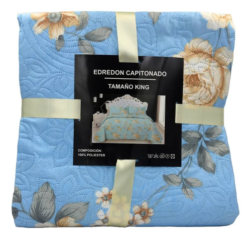 Combo: 2 Edredones Capitonados King Size Doble Vista