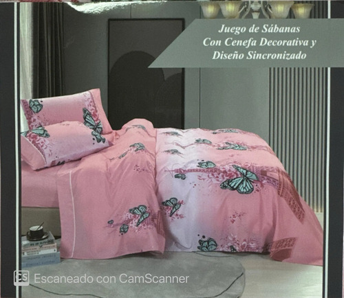 Juego De Sabanas Cationica Rosa